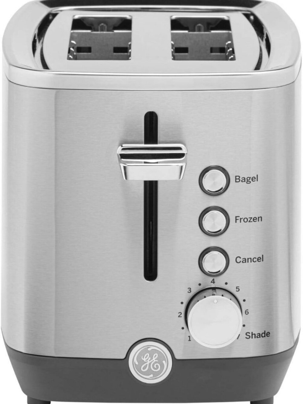 Stainless Steel 2-Slice Toaster with Extra Wide Slots & 7 Shade Settings